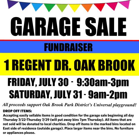 Information about the Garage Sale